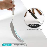 Gazeer Stainless Steel Artists Painting Knife - Palette Knives - Spatula Palette Knife Painting Mixing Scraper,Thin and Flexible Art Tools for Oil Painting, Acrylic Mixing, Etc. - Arteztik
