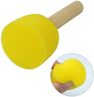 Juego de 20 brochas redondas para pintar niños con esponjas – Pistha Esponja de pintura Stippler Set DIY Herramientas de pintura en 4 tamaños para niños - Arteztik
