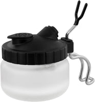 Master Airbrush Deluxe Airbrush 3 en 1 – Olla de limpieza con soporte; limpia el aerógrafo, sostiene el aerógrafo, tapa de paleta de colores, filtros - Arteztik
