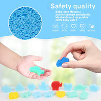 YGDZ - 39 esponjas de pintura para niños, brochas de pintura para niños, sellos de espuma, herramientas de dibujo para niños pequeños - Arteztik
