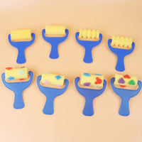 STOBOK - Juego de 8 brochas de esponja para dibujo, para niños, pintura, graffiti - Arteztik
