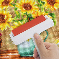 Senneny 5D Rodillo de herramientas de pintura de diamantes, herramientas de prensado de accesorios para pintura de diamantes de imitación de bordado, kits por número, taladro completo y taladro parcial (negro) - Arteztik
