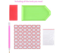 Kit completo de pintura de diamantes de Navidad 5D, kit de pintura de diamantes de Mikimiqi, kit de pintura de diamantes para gorro de Navidad para adultos y principiantes, decoración de manualidades, 15.8 x 11.8 pulgadas (pintura de diamantes de Navidad) - Arteztik
