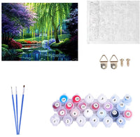 Kimily - Pintura para árbol de árbol para adultos y niños, por números para manualidades, pintura acrílica por números, kit de pintura por números para el hogar, pared, sala de estar, dormitorio, árbol de decoración - Arteztik
