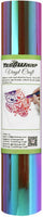 Vinilo holográfico de ópalo para manualidades, 11.5 x 4.9 ft, color rosa - Arteztik
