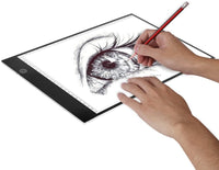 Tablero de rastreo LED portátil A4 para dibujo de plantillas, delgado, caja de luz, mesa para tatuaje artístico artista - Arteztik
