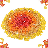 E-Home Shop - Azulejos de mosaico de cristal para mosaico (2.2 lbs, forma irregular, 35.27 oz) - Arteztik
