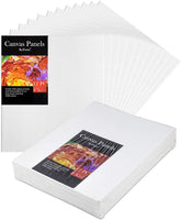 Lona para pintura, paquete de 12 unidades, lienzos para artistas de 7.9 x 9.8 in para pintura, perfecto para pintura al óleo y acrílica, panel de lienzo para pintura - Arteztik
