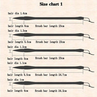 Brocha china para caligrafía, cepillo japonés para escribir pinceles Sumi de gran tamaño chino para caligrafía juego de 10 piezas - Arteztik
