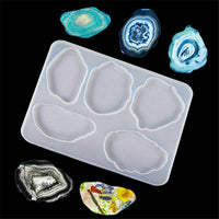 Lkjf - Molde de silicona epoxi para posavasos, hecho a mano, ágata UV, epoxi - Arteztik

