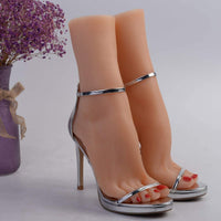 Pies de silicona para maniqui, maniqui, maniqui, maniquí femenino, 1 par, sandalias y calcetines, diseño de calcetines - Arteztik
