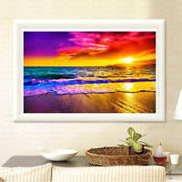 CANDYL - Kit de pintura al óleo para niños, adultos, estudiantes, principiantes, pintura al óleo, pintura acrílica al óleo, manualidades para decoración de pared del hogar, playa de 16.0 x 20.0 in - Arteztik
