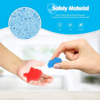 LEOBRO 30 esponjas de pintura con formas de pintura para niños pequeños, esponja de aprendizaje temprano con patrón surtido para niños - Arteztik

