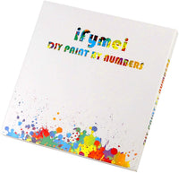 Ifymei - Pintura por números para niños y adultos y principiantes, kit de regalo de pintura en lienzo para bricolaje, 16.0 x 20.0 in, colorido perro lindo - Arteztik
