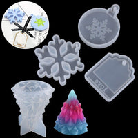 10Pcs Silicone Coffin Box Resin Molds Set Halloween Decoration Casket Resin Casting Molds Bat Owl Skull Hands Pumpkin Spider Shape DIY Mold - Arteztik
