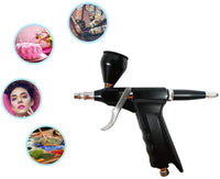 HUBEST 9cc/20cc/40cc Copa Pistola Trigger Control Airbrush Single Action Gravity Feed Air Paint Spray Pistola para Nail Tool Tattoo - Arteztik
