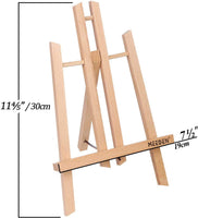 Juego de 22 piezas de pintura acrílica Meeden con caballete de mesa de 11.8 in, 12 colores de pinturas acrílicas, 3 paneles de lienzo, 5 pinceles de pintura y paleta de madera, regalo perfecto para niños y artistas principiantes - Arteztik
