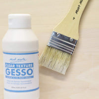 Mont Marte Premium Clear Texture Gesso acrílico mediano 8.45 oz (8.5 fl oz) - Arteztik
