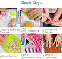 Herramientas de pintura de diamante INFELING 20 piezas 5D kits de accesorios de pintura de diamante con 28 ranuras caja de bordado de diamante para bricolaje arte arte arte arte arte arte arte - Arteztik
