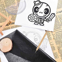 100 hojas de papel de transferencia de carbono negro con 100 hojas de papel de calco y 5 piezas de lápiz de relieve Herramientas de 11.7 x 8.3 pulgadas de papel de copia para trazar patrón en papel de madera tela de lona - Arteztik
