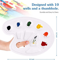 Juego de pinceles de pintura ARKFU, juego de pintura acrílica para niños y adultos, incluye estuche de transporte, 12 pinceles de pintura al óleo, 2 paletas, 1 esponja, ideal para acuarela, aceite o pintura acrílica - Arteztik
