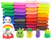 Arcilla seca al aire de 36 piezas, arcilla suave para modelar niños con herramientas, arte creativo DIY manualidades, regalo perfecto para niños. - Arteztik
