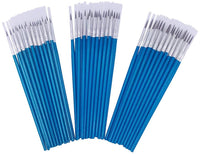 Paquete de 60 brochas redondas puntiagudas, cepillo de dibujo de rosca, pincel de dibujo hecho a mano, pincel de pintura de detalles para acrílico, aceite y acuarela (S(# 0)) - Arteztik
