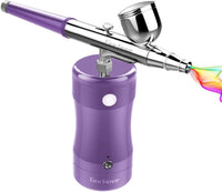 Gocheer - Kit de aerógrafo para maquillaje, pintura de uñas, tatuajes, manicura, pasteles de bricolaje, herramienta con compresor de aire silencioso - Arteztik
