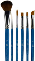 Princeton Select Artiste - Juego de pinceles para acrílico, aceite, acuarela, serie 3750, 6 unidades, 120 unidades - Arteztik
