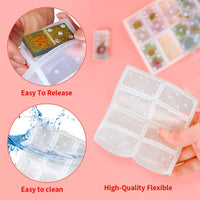 Juego de 2 moldes Dominos para resina de resina, molde de dominó de resina de silicona, doble 6 Dominó juego de moldes de silicona para resina epoxi – 28 cavidades con molde de resina de puntos, herramientas personalizadas Domino DIY - Arteztik
