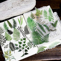 CATaireen Washi - Pegatinas botánicas para decoración de libros de recortes (65 unidades) - Arteztik
