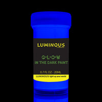Pintura fluorescente individual que brilla en la oscuridad – Juego de 8 pinturas de neón autoluminosas – Pintura fosforescente de larga duración – Pintura de neón brillante - Arteztik

