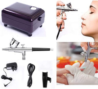 Youteo - Kit de aerógrafo de acción única con mini compresor de aire para decoración de tartas, maquillaje, diseño de uñas, tatuaje, pintura de modelos - Arteztik
