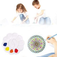 Mandala - Juego de herramientas para puntear y plantillas para pintar rocas, pintura de piedra, mandalas y arcilla con una bolsa de almacenamiento impermeable con cremallera azul para adultos - Arteztik
