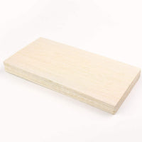 Paquete de 10 hojas de madera de Balsa, madera natural sin terminar para casa, avión, barco, bricolaje, modelo de placa de madera, proyecto de manualidades 3.937 x 7.874 x 0.059 in - Arteztik
