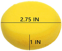 10 Pcs 2.75" Round Synthetic Artist Sponges for Painting, Crafts - Arteztik
