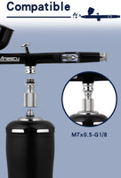 Anesty Kit de aerógrafo automático inalámbrico, kit de aerógrafo portátil con compresor para maquillaje, decoración de tartas, barbería, modelo de pintura, pintura de uñas - Arteztik
