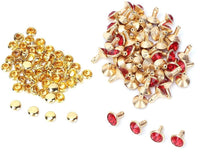 50 remaches de diamantes de imitación, remaches de diamantes de imitación, remaches para cuero/cinturón/bolso de mano, decoración de piel - Arteztik
