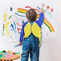 YINASI - Kit de pintura para niños, 31 piezas de esponja de aprendizaje temprano, kit de pinceles para niños pequeños, patrón surtido, incluye delantal impermeable para pintura artística - Arteztik
