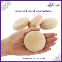 ARTENIUM Mandala Dotting Tools, Dotting Mandalas Herramientas incluidas, Mandala Painting Kit, Incluye madera Pebble, Mandala Stencil, Mandala Kit, Stone Painting Kit, Rocas para Pintura 22 Piezas - Arteztik
