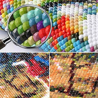 Kit de pintura de diamante 5D para adultos, con diamantes de imitación de cristal para bordar, punto de cruz, manualidades, lienzo, decoración de pared, diente de león - Arteztik
