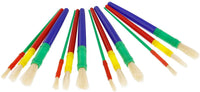 US Art Supply 12 Piezas cepillos redondos de los niños Témpera en 3 tamaños - Arteztik
