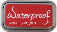 Best Stamp - Juego de almohadillas de tinta impermeables, 5 colores permanentes, sin ácidos, almohadilla de tinta no tóxica para sellos, funda de metal de calidad, para madera, tela y papel, efectos vivos, resultados de estampado de larga duración (5 unid - Arteztik
