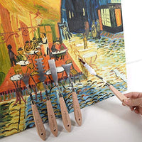 CONDA herramientas de pintura para cuchillos de paleta, mango de madera para cuchillos de metal - Arteztik
