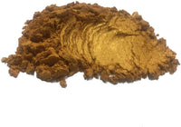 Polvo de mica de oro de 100 gramos, no tóxico. Oro brillante perla pigmento. Oro olímpico. Efecto dorado intenso, profundo y brillante. Grado cosmético. - Arteztik
