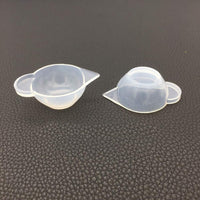 Honkoolly 15 unidades de moldes de silicona dispensador de mini taza de medición, herramientas de modulación de color para manualidades de resina epoxi - Arteztik
