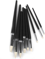 NUOLUX Soft Clay Shaper Consejos Sculpting Herramientas de pintura de color – 9pcs (Negro) - Arteztik
