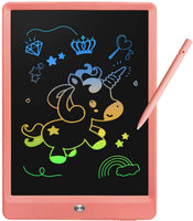 Derabika - Tablet para dibujar y escribir con pantalla LCD colorida de 10 pulgadas, borrable, para regalo de cumpleaños de niños de 3 a 7 años de edad, pizarra de garabatos, juguetes didácticos - Arteztik
