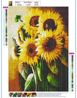 Kit de pintura de diamante para bricolaje, con diamantes de imitación de pavo real redondos, 11.8 x 11.8 in - Arteztik
