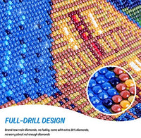 Homenote - Kit de pintura de diamantes para adultos 5D para decoración de pared del hogar (11.4 x 15.7 in) - Arteztik
